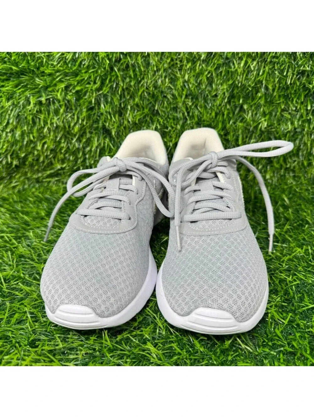 Nike Tanjun Running Sneakers 812655-010 Womens 8 Gray Mesh Lightweight 2238